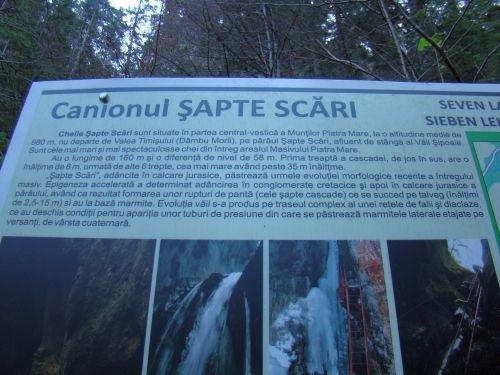 Canionul și Tiroliana Sapte  Scari 